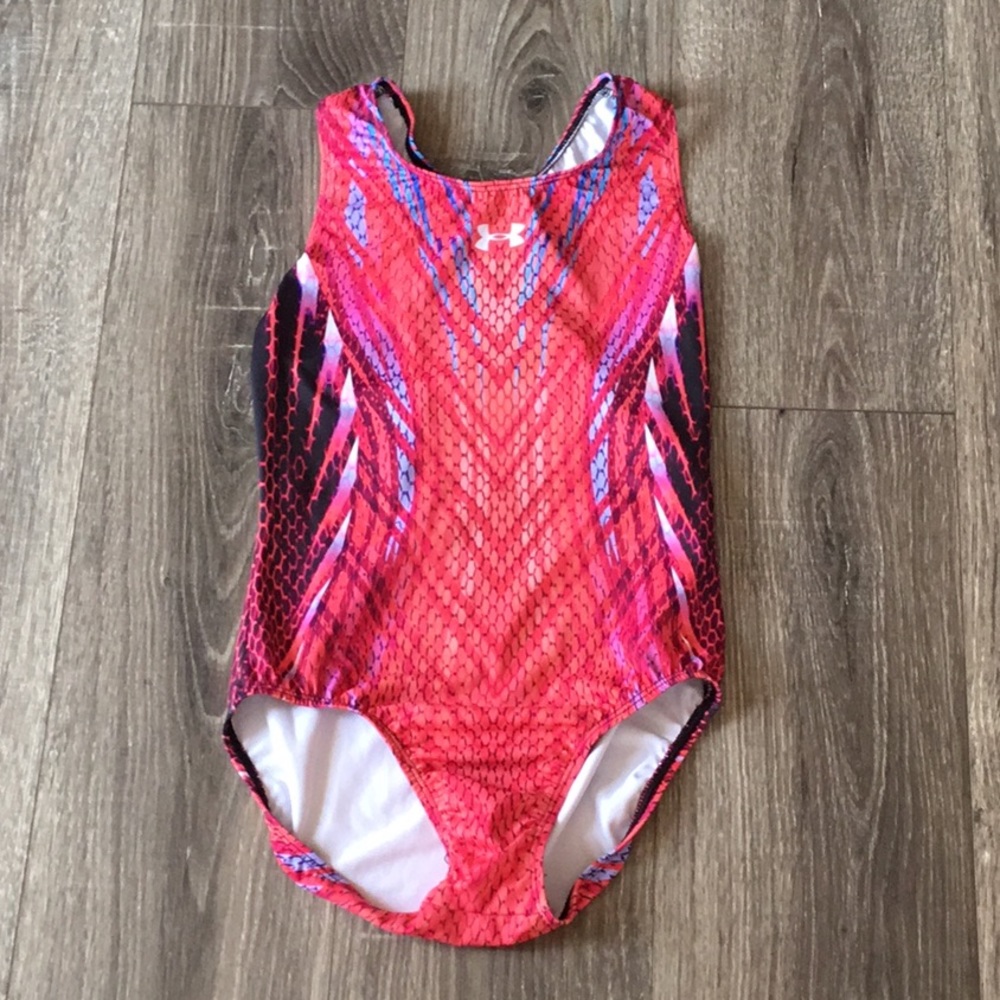Girls Under Armour gymnastics Leotard